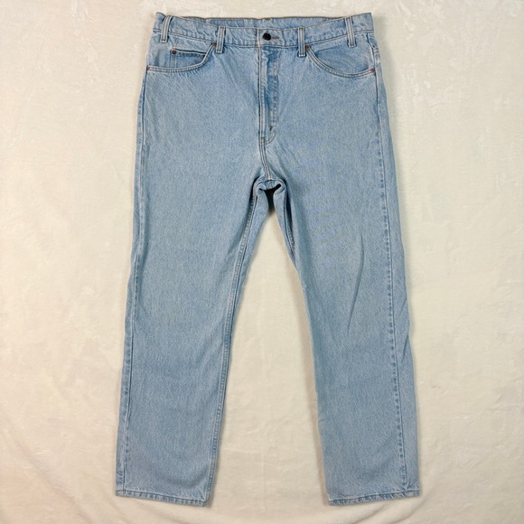 Levi's Other - Levi's 505 Jeans Mens 38x30 Light Blue Good Vintage Orange Tab Straight Leg‎ 90s